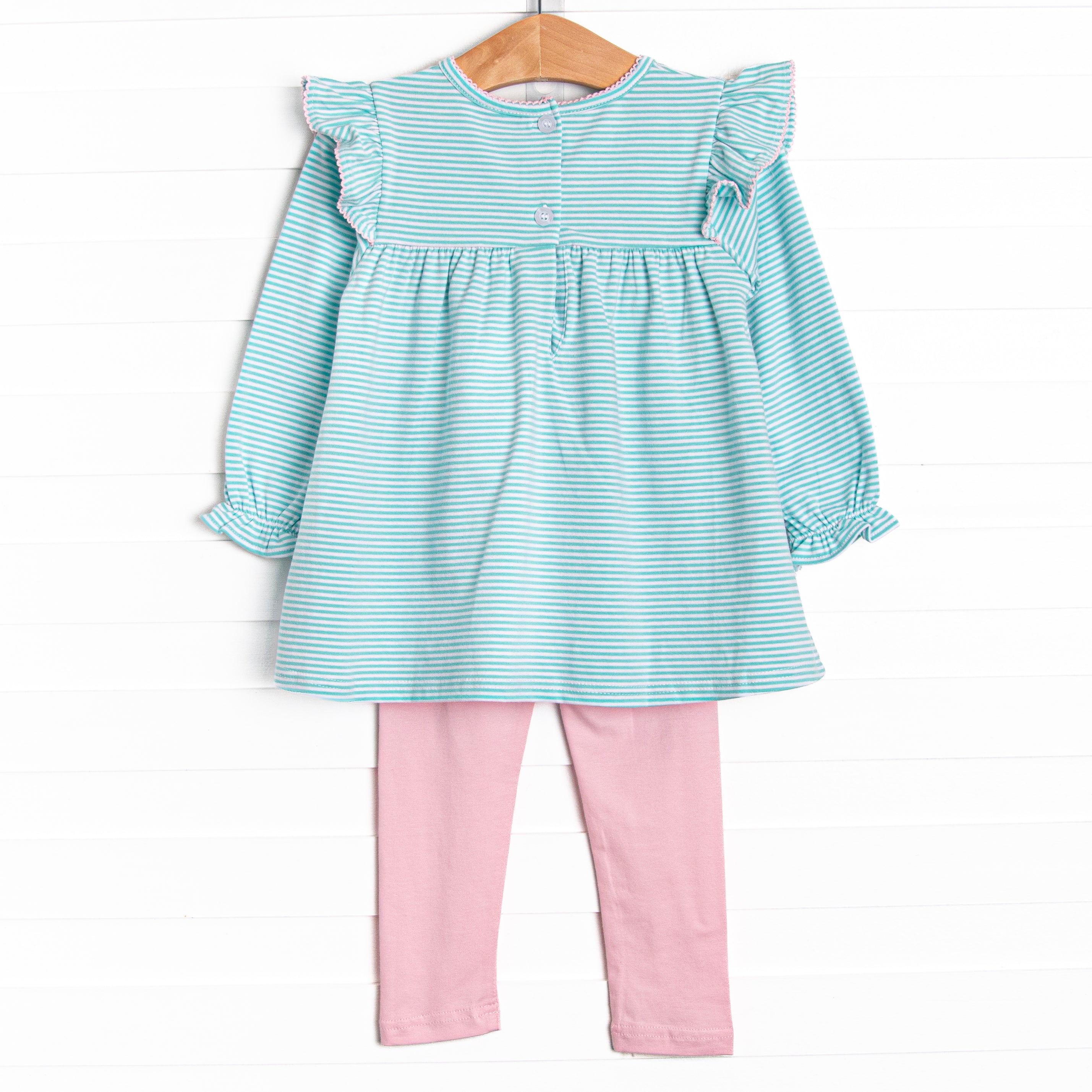 Adorable Mint Love You Back Pocket Legging Set